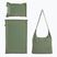 TREXO ECO acupressure mat with cushion TXO-B4Z006-GN green