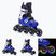 HUMBAKA Starjet LED children's roller skates 3in1 blue