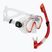 AQUASTIC Jetty snorkelling set mask + snorkel red