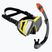 AQUASTIC Shoal snorkelling set mask + snorkel grey