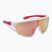 GOG children's sunglasses Flint matt white/neon pink/polychromatic pink