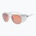 Sunglasses GOG Nanga matt white/reflex silver