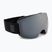 4F Ski Goggles U043 deep black/silver mirror smoke