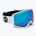Ski goggles IMX Peak white matt/white/blue irridium/bown