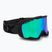 Ski goggles IMX Snow black matt/black/green irridium/bown