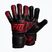 Football Masters Varis X NC goalkeeper gloves black/red