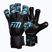 Goalkeeper gloves Football Masters Invictus X Training black/blue