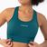 Carpatree Blaze Seamless deep ocean blue fitness bra