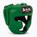 Boxing helmet RAJA BOXING Genuine Leather green