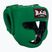 Boxing helmet RAJA BOXING Semi Leather green