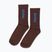 MANTO Logotype 23 socks 1 pair brown