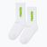 Socks MANTO Logotype white/green