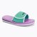 Kubota Velcro flip-flops purple and turquoise KKRZ65