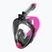 AQUA-SPEED Spectra 2.0 full face mask for snorkelling black/pink