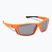 GOG Bora matt neon orange/black/silver mirror sunglasses