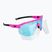 GOG cycling glasses Argo matt neon pink/black/white-blue E506-2