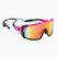 GOG Annapurna matt neon pink/black/polychromatic red sunglasses