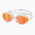 Swim goggles BuddySwim OzeanX Mirror white / orange