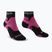 Women's trekking socks Bridgedale Hike Midweight Performance Ankle black/pink