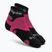 Women's trekking socks Bridgedale Hike Midweight Performance Ankle black/pink