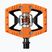 Crankbrothers Double Shot 2 orange/black/orange cycle pedals