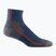 Men's Darn Tough Hiker Quarter trekking socks dusk denim