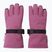 Reima Tartu red violet children's ski gloves