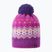 Children's winter hat Reima Pohjoinen plum purple