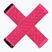 Lizard Skins Single-Clamp Strata handlebar grips neon pink