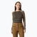 Women's thermal active sweatshirt Helly Hansen Lifa Merino Midweight Graphic Crew sepia houndstooth aop
