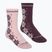 Women's socks KARI TRAA Vinst 2 pack cocoa powder
