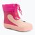 Children's Wellington Boots Viking Footwear Alv Barefoot Paw Print light pink/magenta