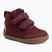 Children's barefoot shoes Viking Alv Barefoot Mid 2V Waterproof burgundy