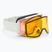 Smith Squad white vapor/chromapop everyday rose gold mirror ski goggles
