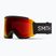 Ski goggles Smith Squad XL black/chrp sun red mirror/chrp storm yellow flash
