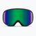 Ski goggles Smith Reason OTG black/green sol-x mirror
