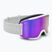 Ski goggles Smith Squad white vapor/chromapop everyday violet mirror/clear
