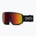 Ski goggles Smith Rally black/red sol-x mirror
