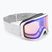 Ski goggles Smith Rally white chunky knit/blue sensor mirror