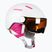 HEAD Maja Visor S2 children's ski helmet white 328172