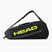 HEAD Base M tennis bag black/yellow 261413