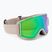 HEAD Contex green/sand/fmr blue green ski goggles