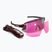 Bliz Breeze Small S3+S1 matt burgundy / brown rose multi /pink cycling glasses 52212-44