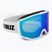 Bliz Spark white/smoke&blue ski goggles