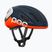 Bike helmet POC Amidal apatite navy matt/orange matt/hydrogen white matt