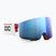 Ski goggles POC Nexal Mid rouge/blanc/partly sunny blue