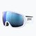 Ski goggles POC Fovea hydrogen white/partly sunny blue