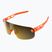 Bicycle goggles POC Elicit fluorescent orange translucent/clarity road gold