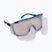 Bicycle goggles POC Devour opal blue translucent/clarity trail silver