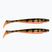 Strike Pro Pig Shad Tournament rubber lure 2 pcs black/gold TEV-SP172M-140